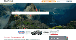 Desktop Screenshot of peru-directorio.com